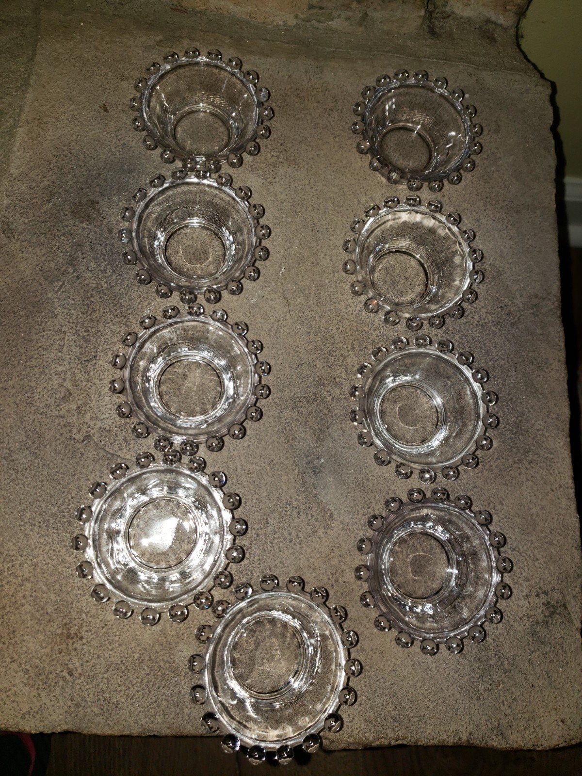 Imperial Glass Small 3" Candlewick Clear Glass open sale cellar c1940's