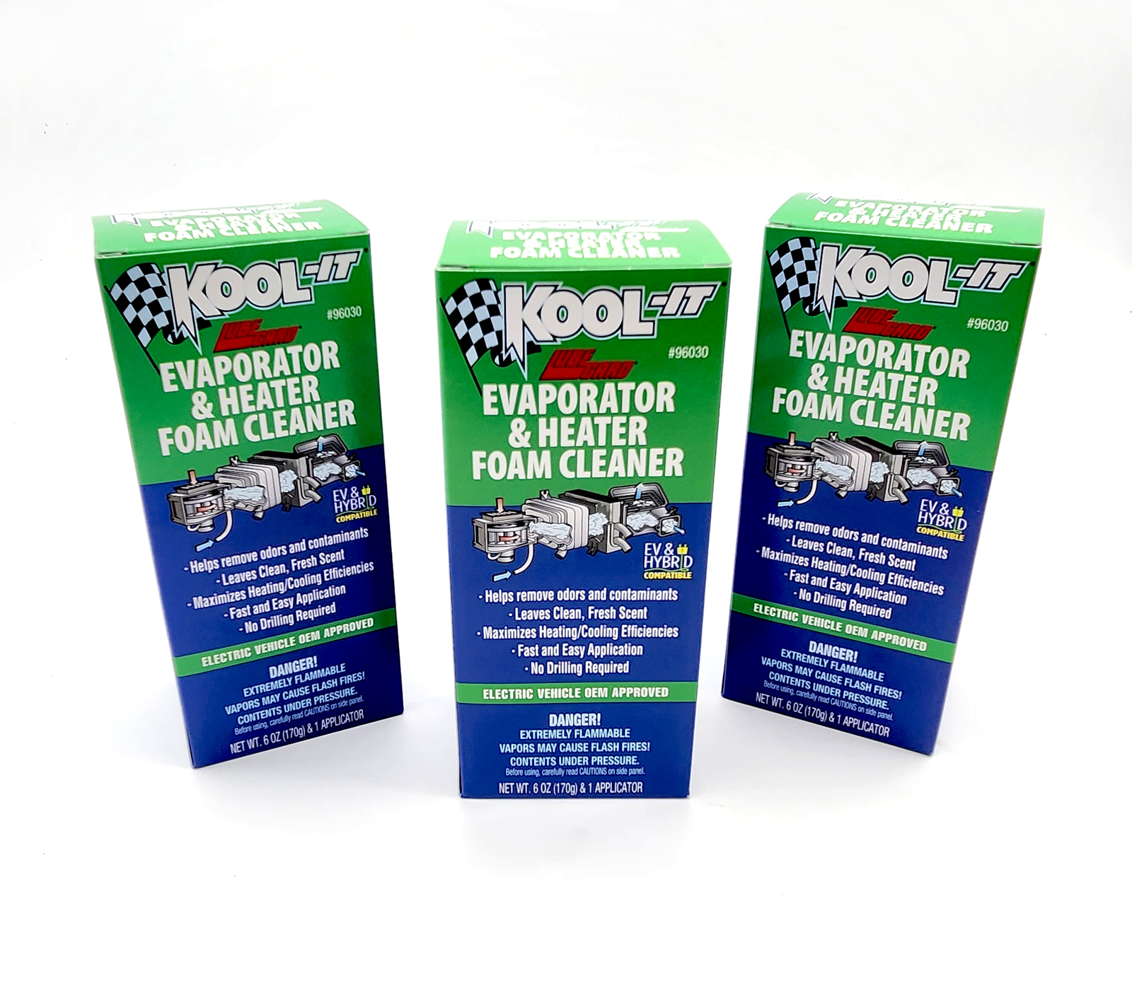 Lubegard KOOL-IT™ 3 Pack Evaporator & Heater Foam Cleaner, 96030