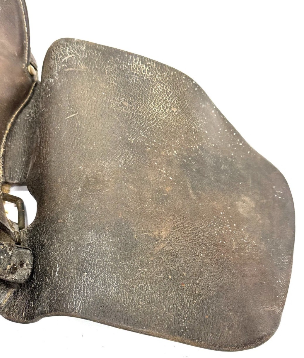 WWI McClellan-Style Military Leather Horse Saddle – 11.5” Seat | Brown