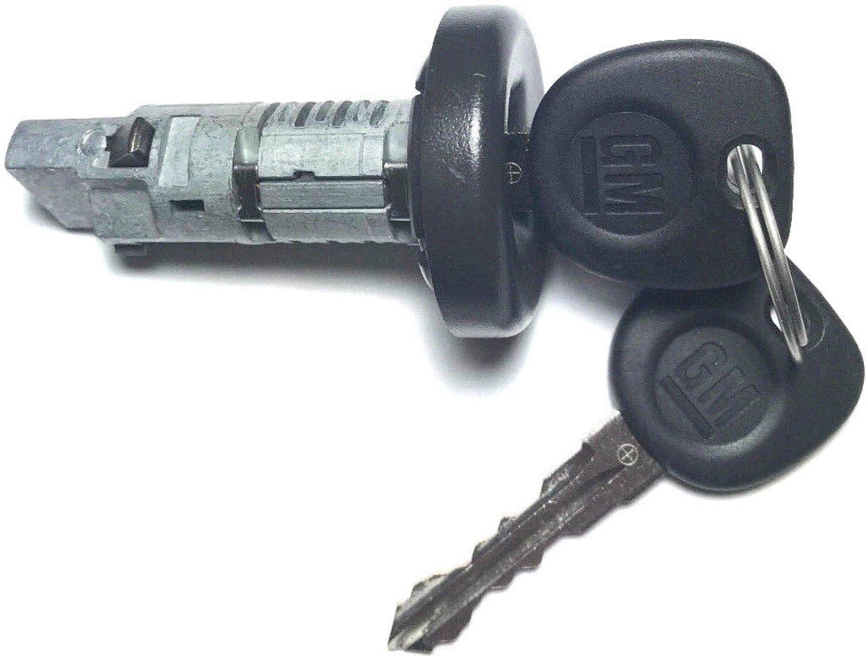 NEW GM OEM Ignition Key Lock Cylinder Switch W/2 GM OEM Circle Plus Chip Keys