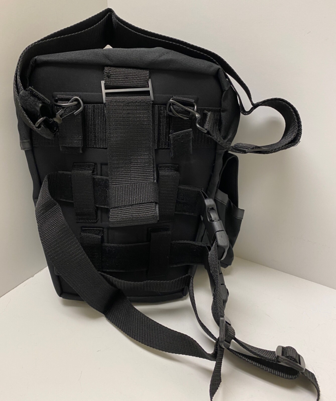 Black Tactical Drop Leg Gas Mask Pouch - Utility Pouch - Brand New