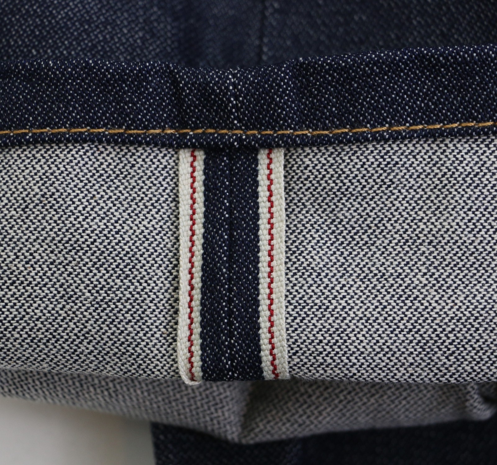 Wrangler 13MWZ Men's Jeans 100% Cotton Selvedge Denim Broken Twill Dark Indigo