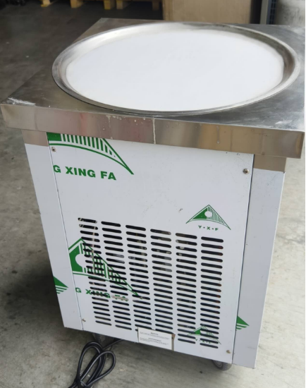 Kolice Commercia Single Pan Fried Ice Cream Machine Rolled Ice Cream Machine