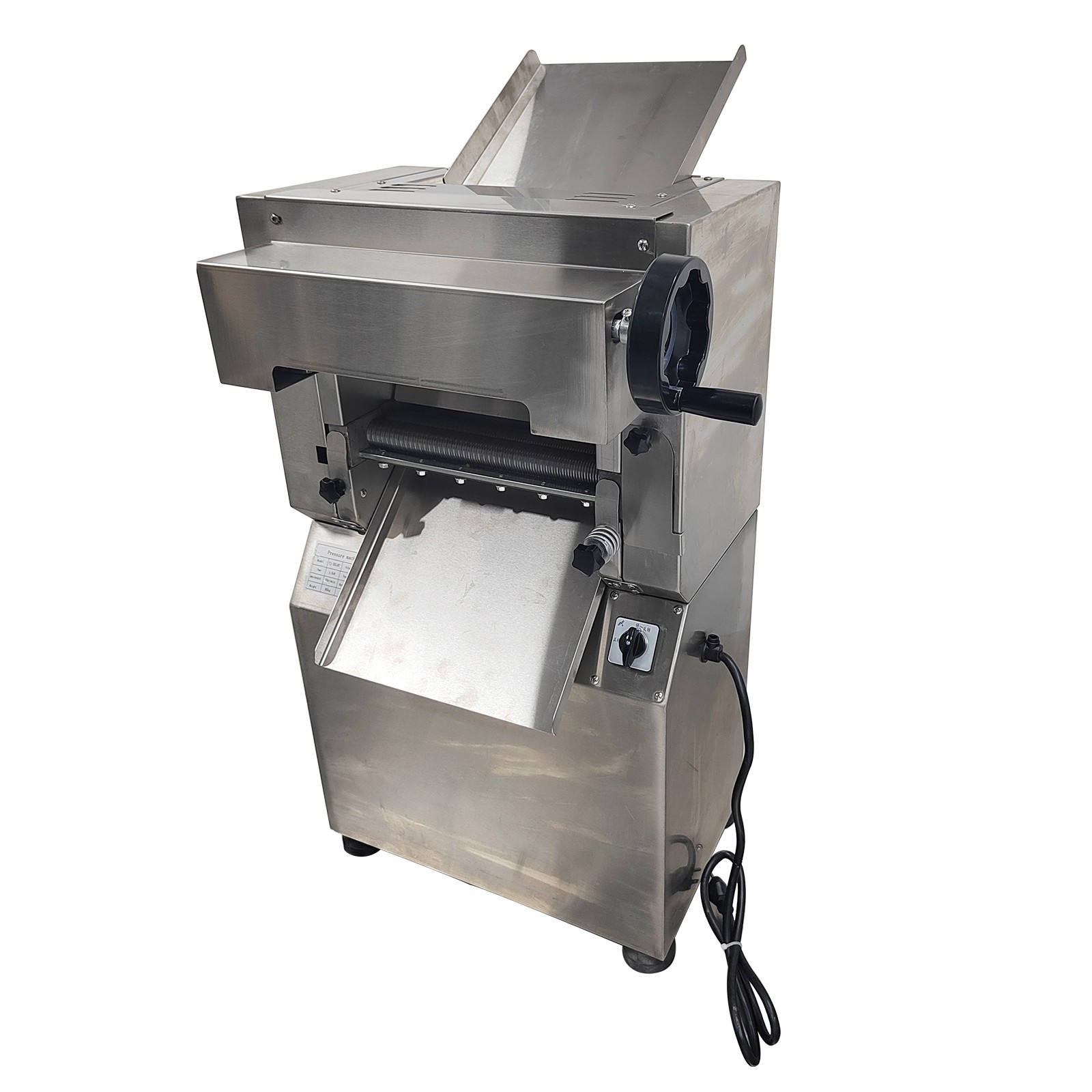 USED! 11.4" Electric Dough Roller Noodles Sheet Maker 110V 1.5KW 1.5mm Cutter