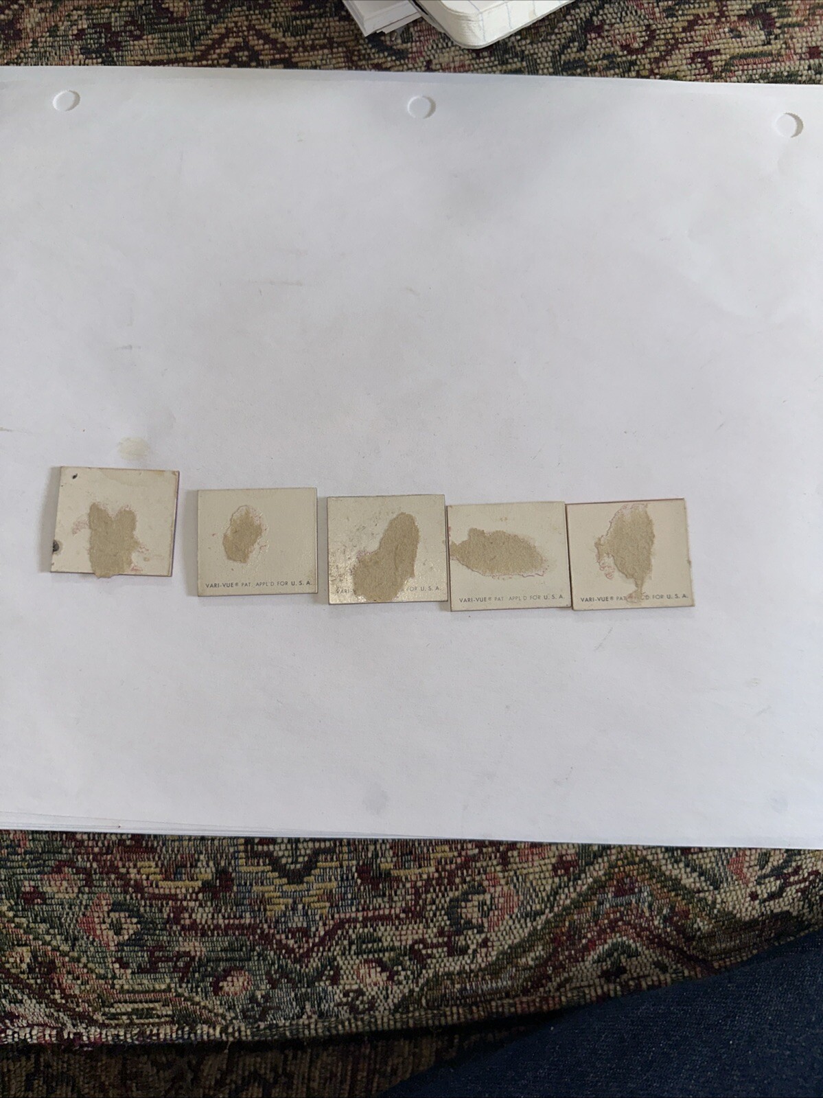 5 Vintage Wiggle, Flicker, hologram pictures Vari Vue Mini TVs/Pencil Sharpener