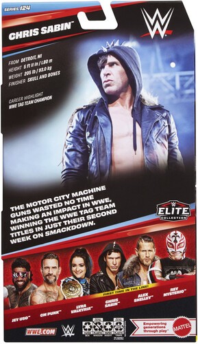 Mattel Collectible - WWE Elite Collection 6" Chris Sabin Action Figure [New Toy]