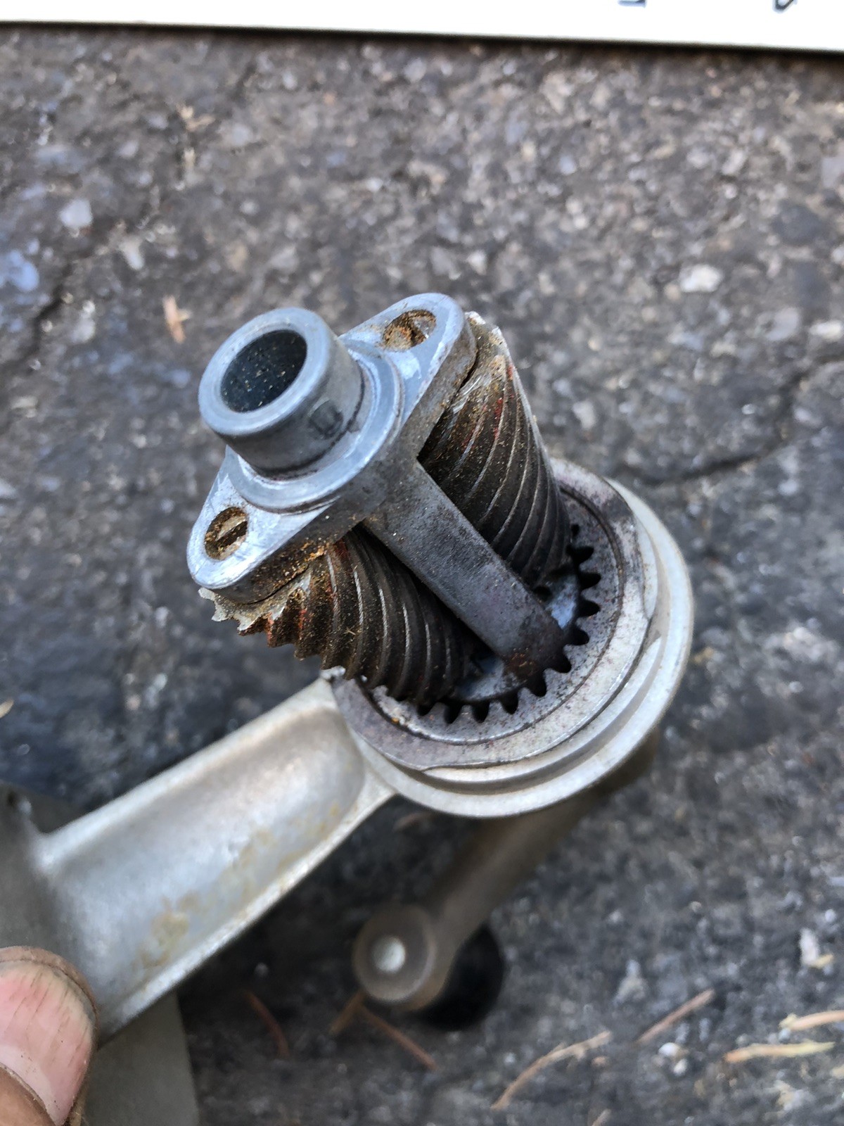 1921 APSCO CHICAGO Wall or Table Mount Pencil Sharpener See Through Discharge