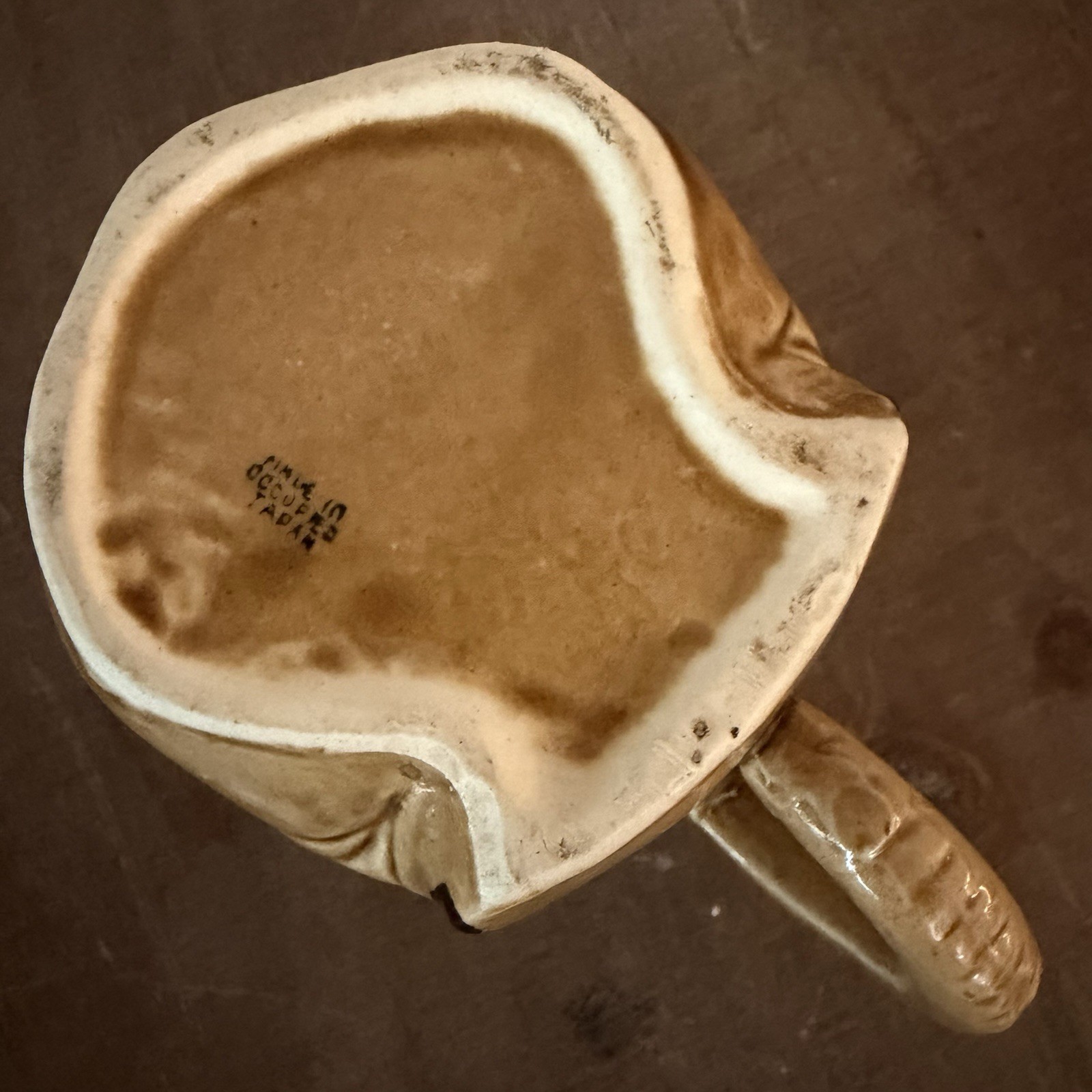 Vintage Happy Elephant Coffee Mug Cup Made In Occupied Japan