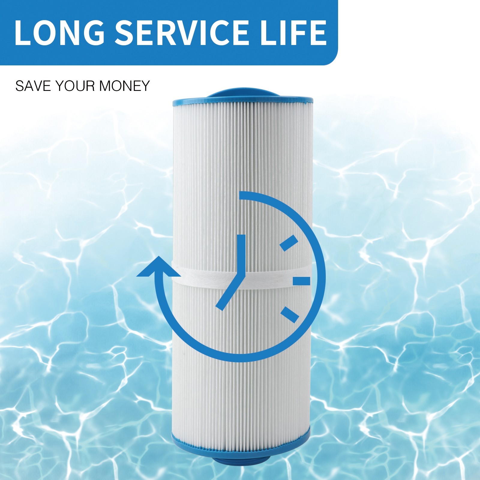 AmiBron 5CH-502 Replaces Marquis Spa Filter, PPM50SC-F2M, FC-0195, Hot Top