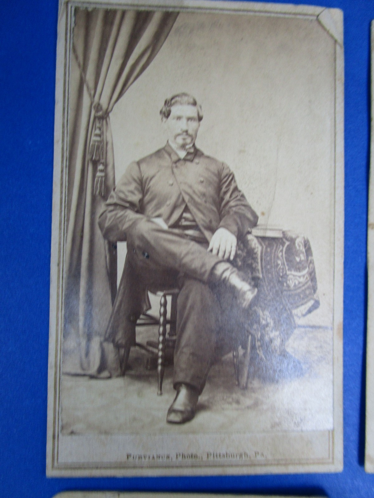 Antique Civil War Era CDV Portraits of Ladies & Gents; Some Tax Stamps