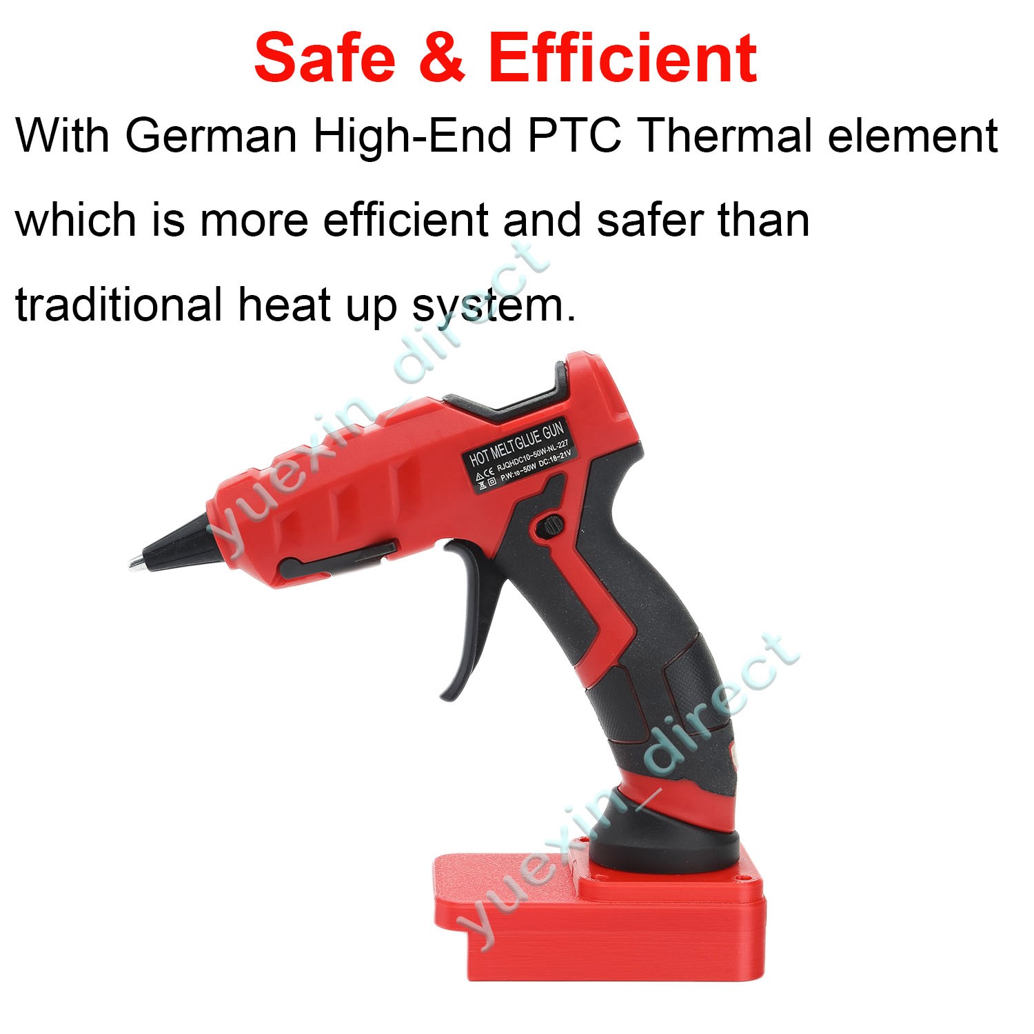Hot Melt Glue Gun w/10 Sticks Heat Gun For Craftsman v-20 20V Battery Cordless
