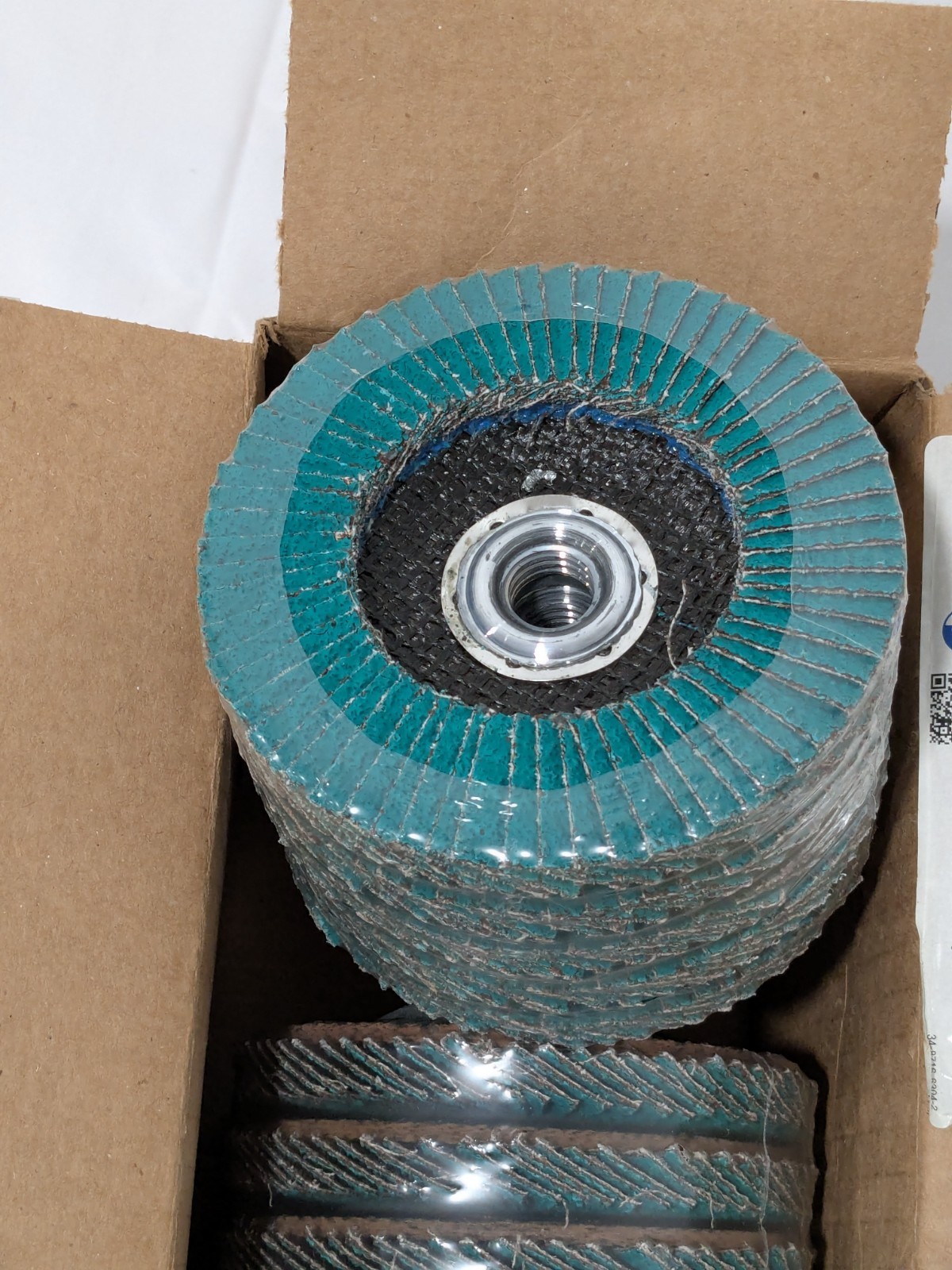 3M Flap Disc 4-1/2" Dia, 36 Grit, Zirconia Alumina, Type 27 Box of 10 7010308895