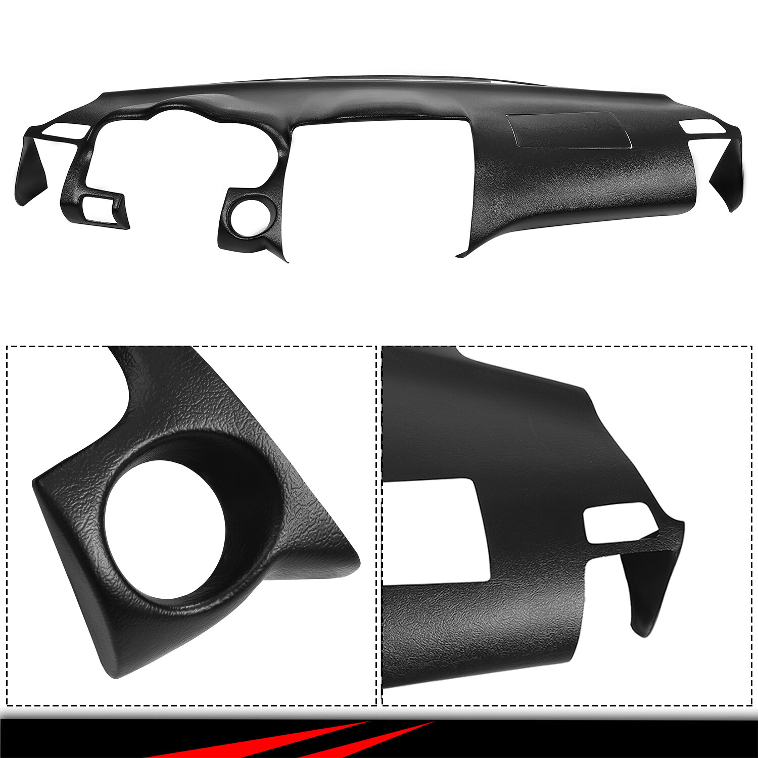 Black Dash Cover Dashboard Overlay Cap For 2004-2009 Lexus RX350 RX400H RX330