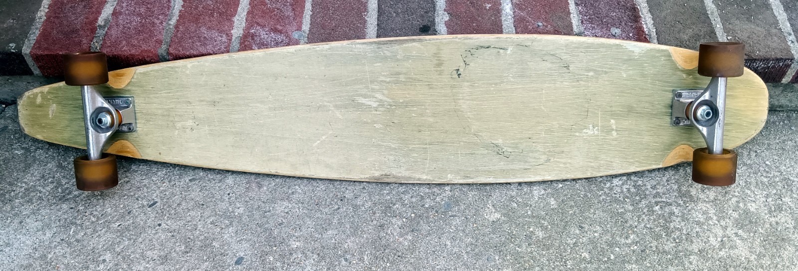 46" unbranded LONGBOARD skateboard w/ Independent trucks, Kryptonic 60mm wheels