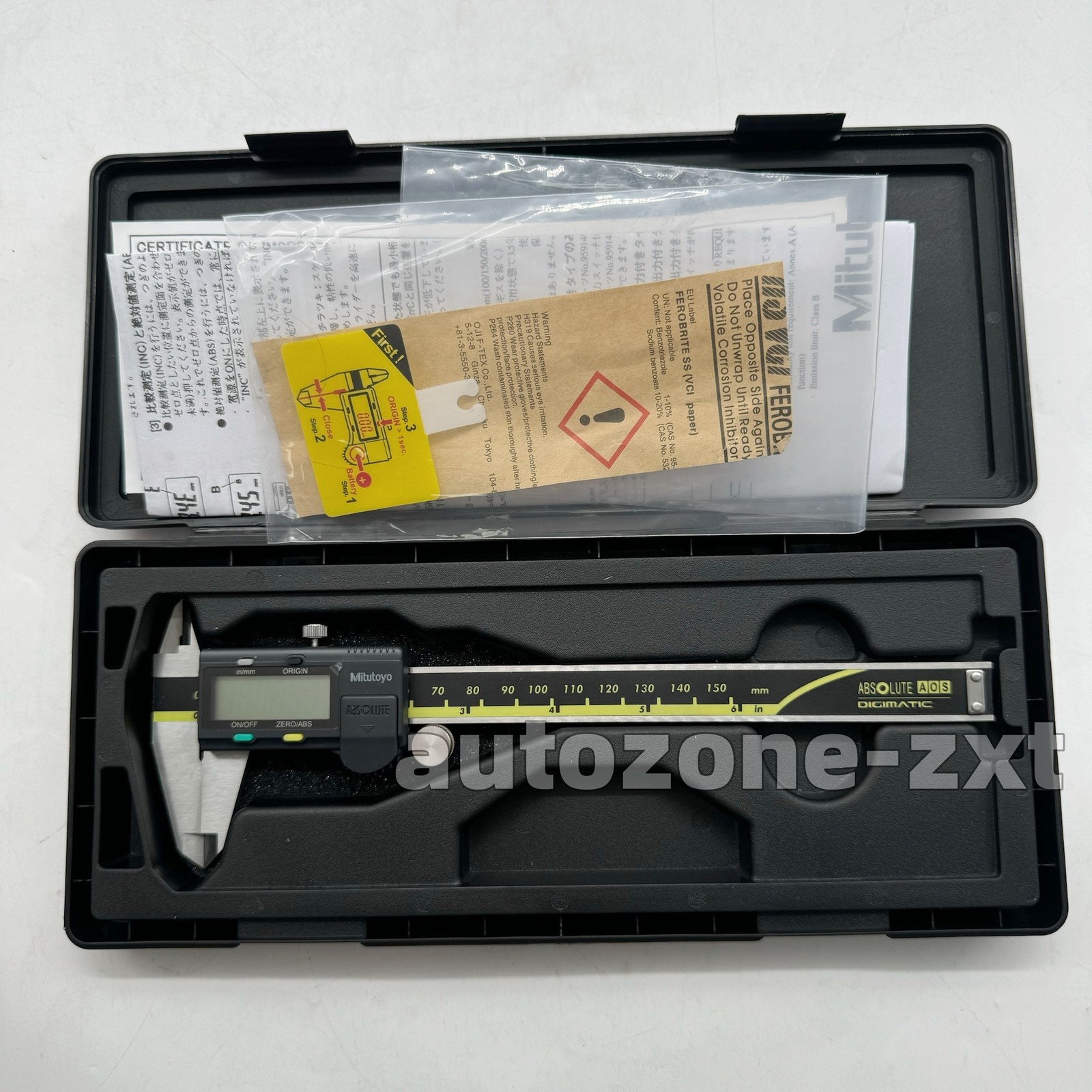 150mm/0-6 Absolute Digital Digimatic Vernier Caliper Mitutoyo Japan 500-196-30