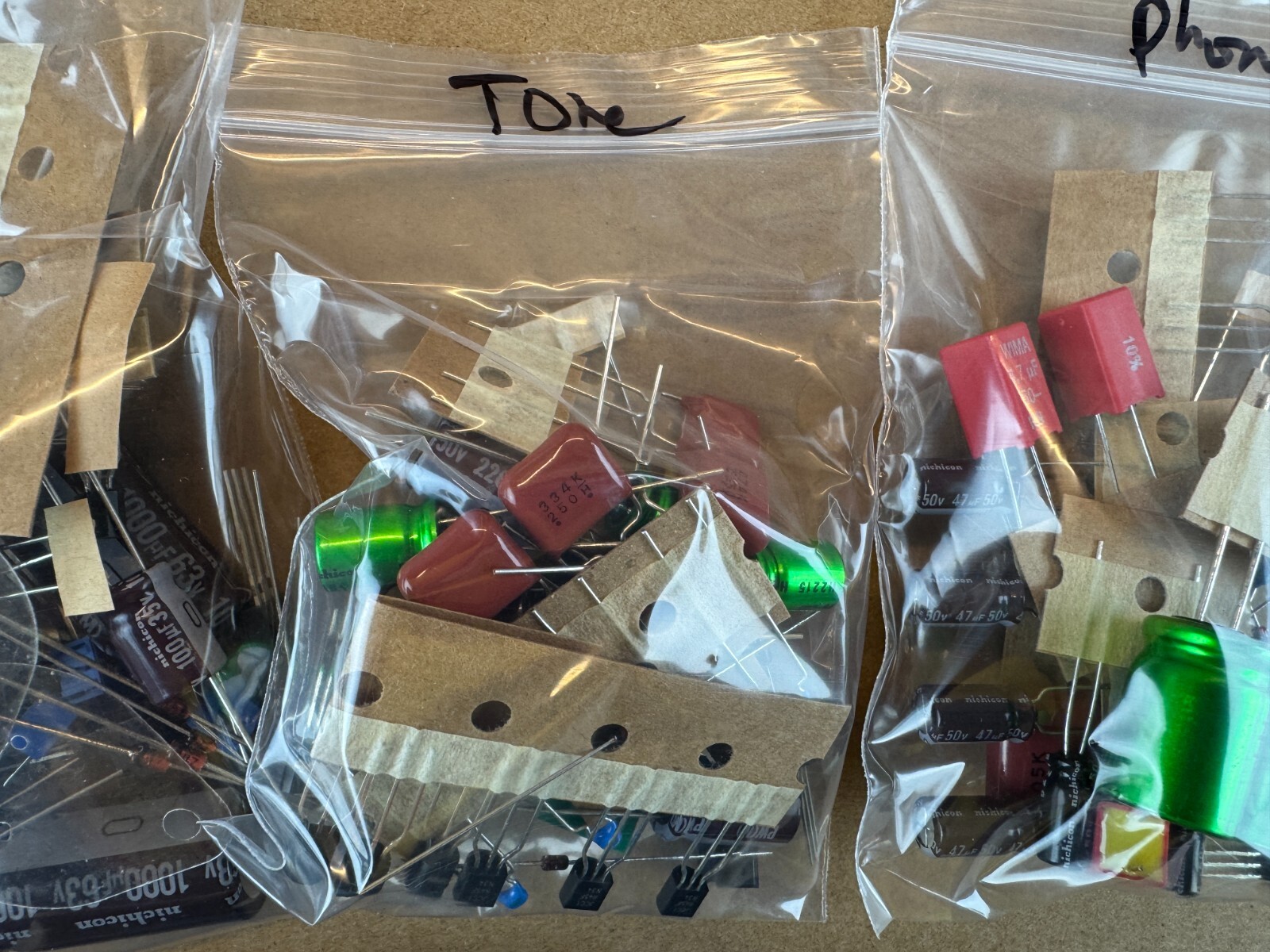 Sansui AU-717 Complete PLUS ULTRA Rebuild Kit Improved Capacitor Ratings Etc