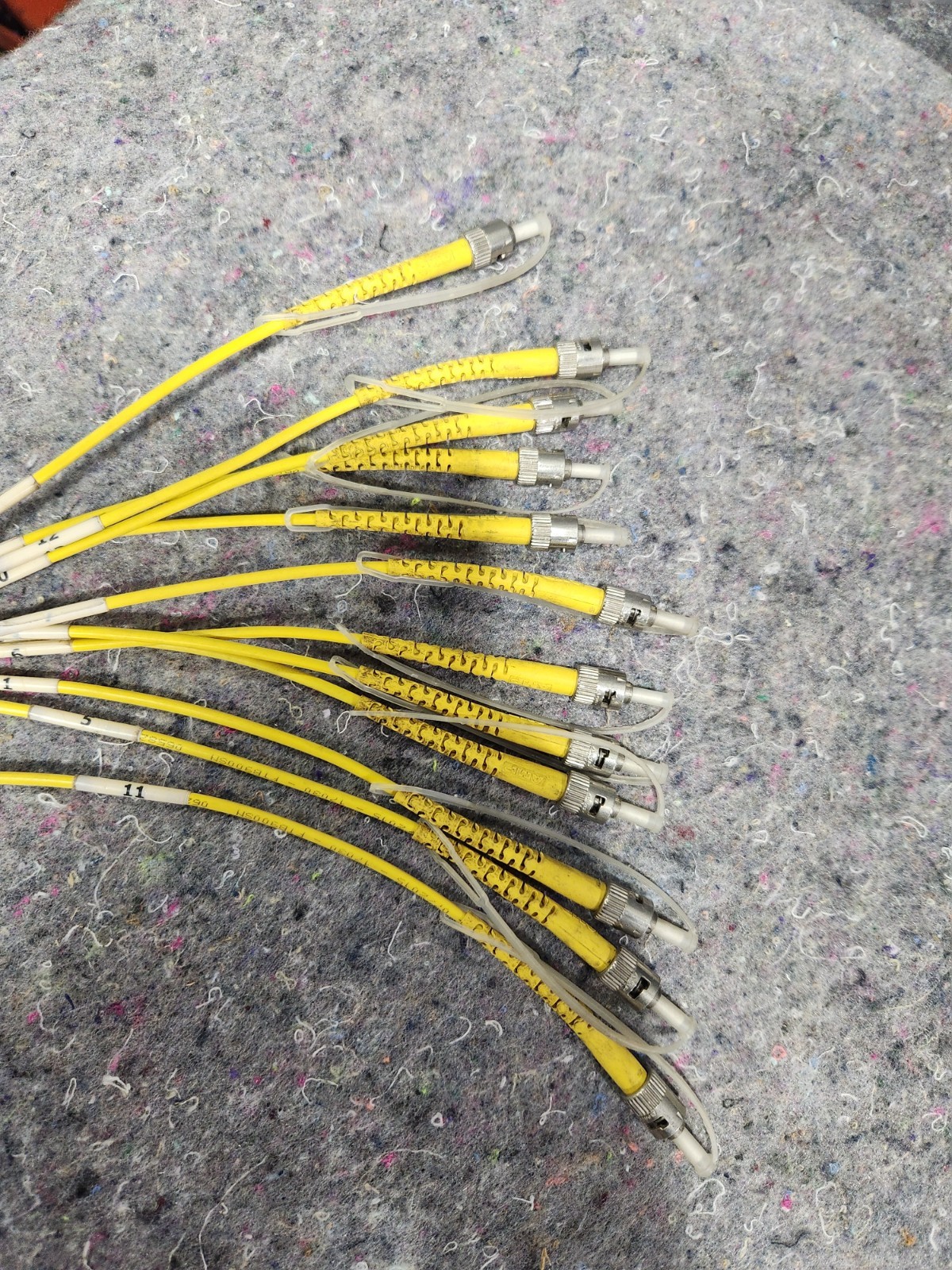 100' OCC DX 12-Strand Broadcast Single Mode ST/ST Bend Tolerant OFNR Fiber Cable