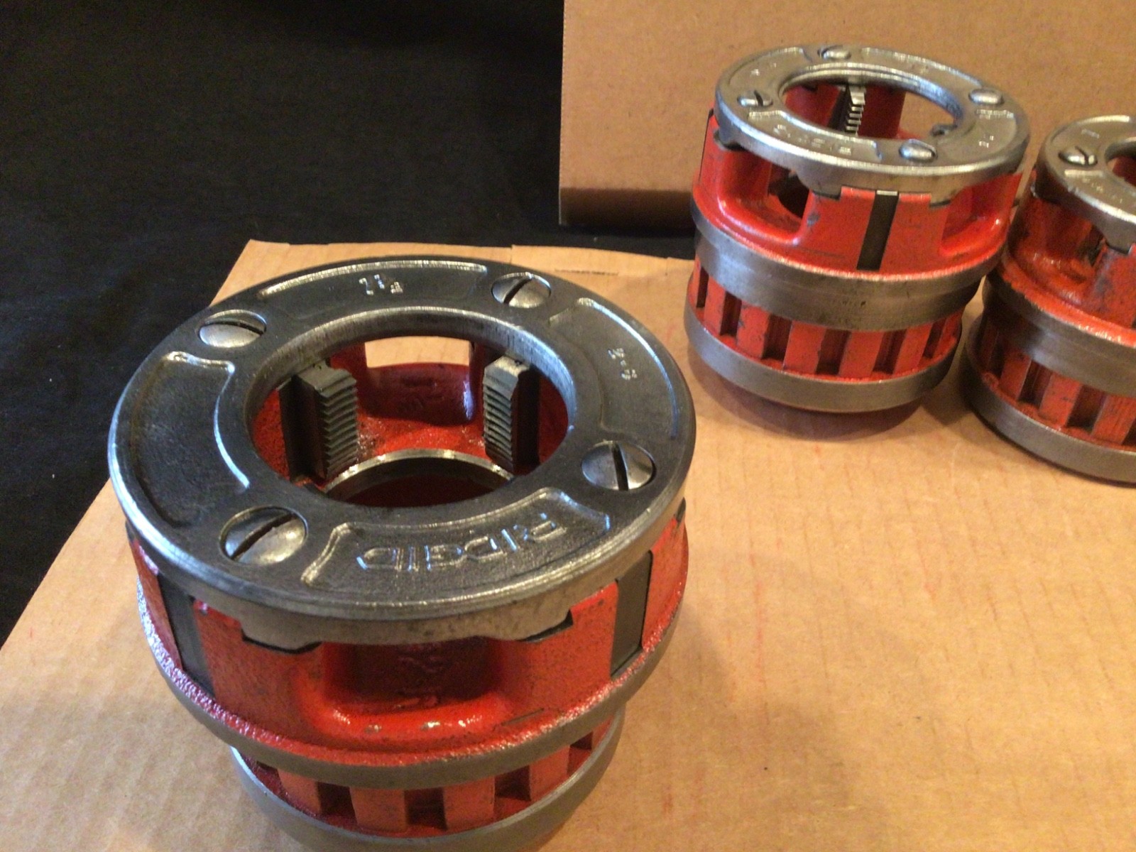 RIDGID 12 R PIPE THREADING DIE SET 1/2"-2", 6 Die Heads, FITS RIDGID 700 12R