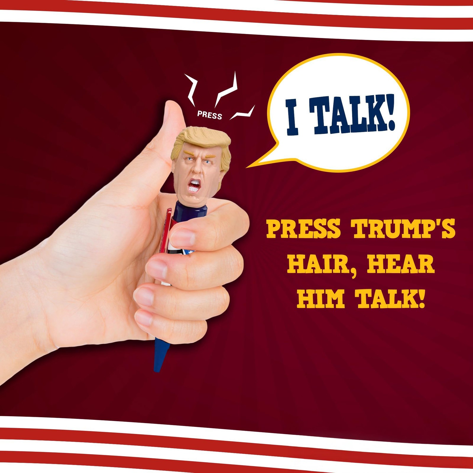 Talking Donald Trump Pen – Collectible Edition - 8 Sayings in His Real Voice