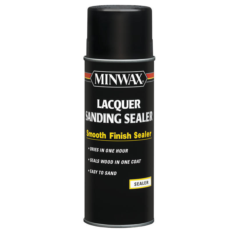 Minwax Smooth Clear Oil-Based Lacquer Sanding Sealer 12.25 oz