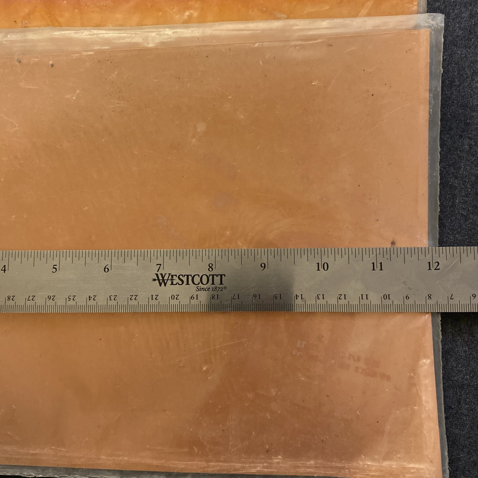 Vintage Copper Metal Sheets Crafts 3 Pieces