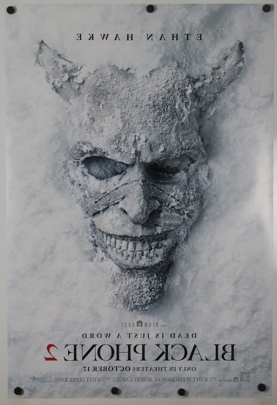 Black Phone 2 - original DS movie poster US D/S 27x40 2025 - Horror Ethan Hawke