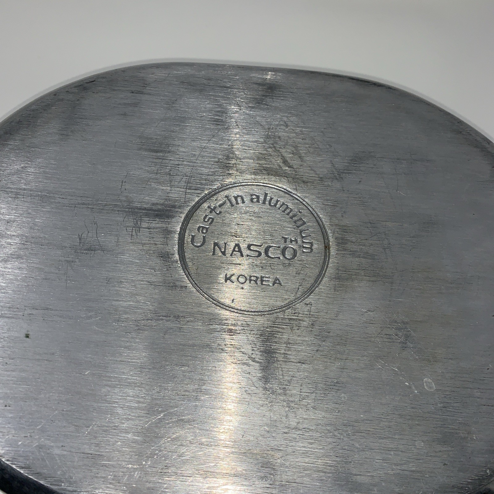 Royalty TM Nasco Oval Roasting, VTG Braising Dutch Oven Heavy Aluminum, Korea