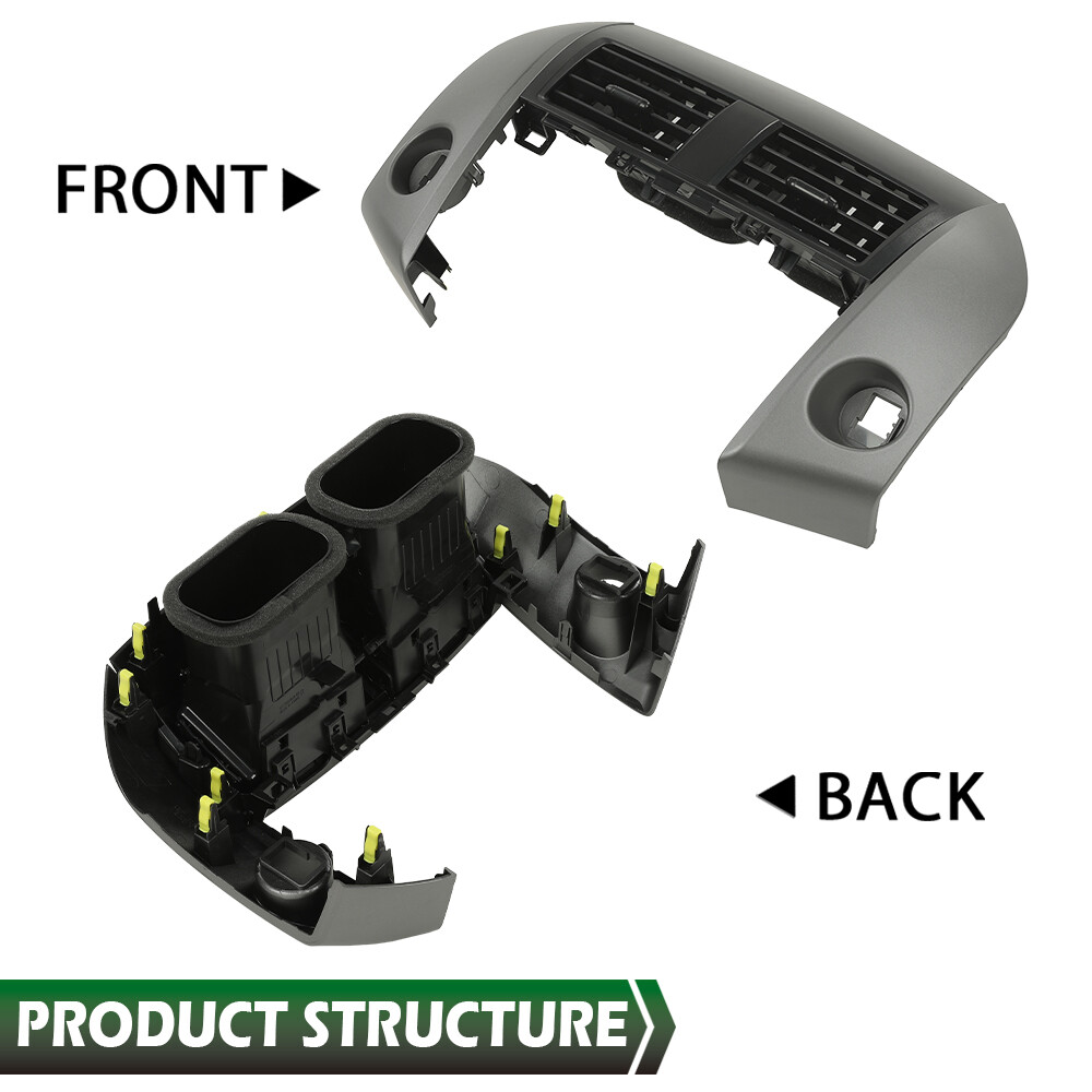 Fit For 2006-2012 Toyota RAV4 Center Dash A/C Vents Panel Trim Bezel 55663-42020