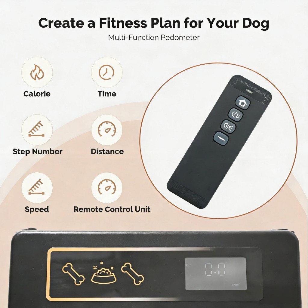 Dog Pacer Treadmill Electric Remote Control Healthy Fitness Run Walk Medium Dogs