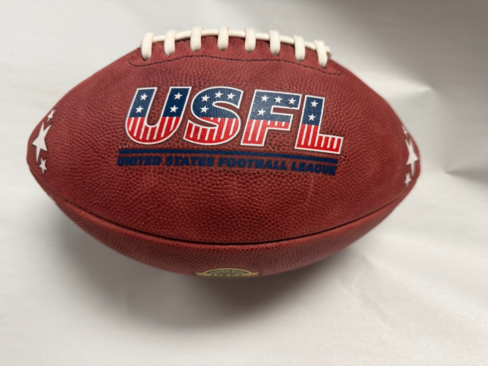 USFL Authentic 2022 Inaugural Season Team Issue Leather Football Game Ball