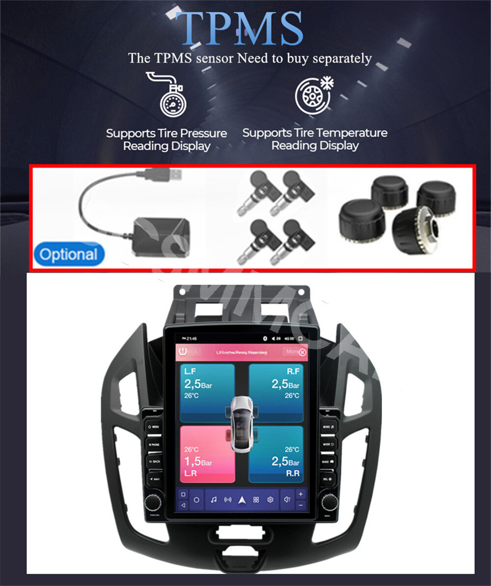 Fit For Ford Transit Connect 2014-2018 Stereo Radio Player For Carplay GPS WIFI