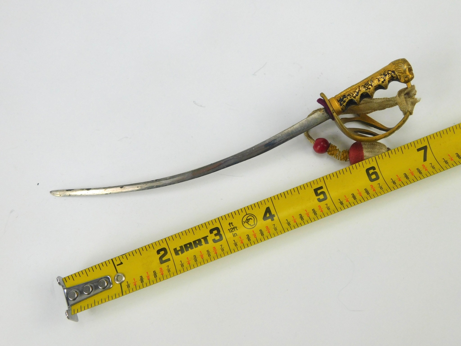 German Germany WW1 Miniature Sword & Scabbard Letter Opener Military Decor C