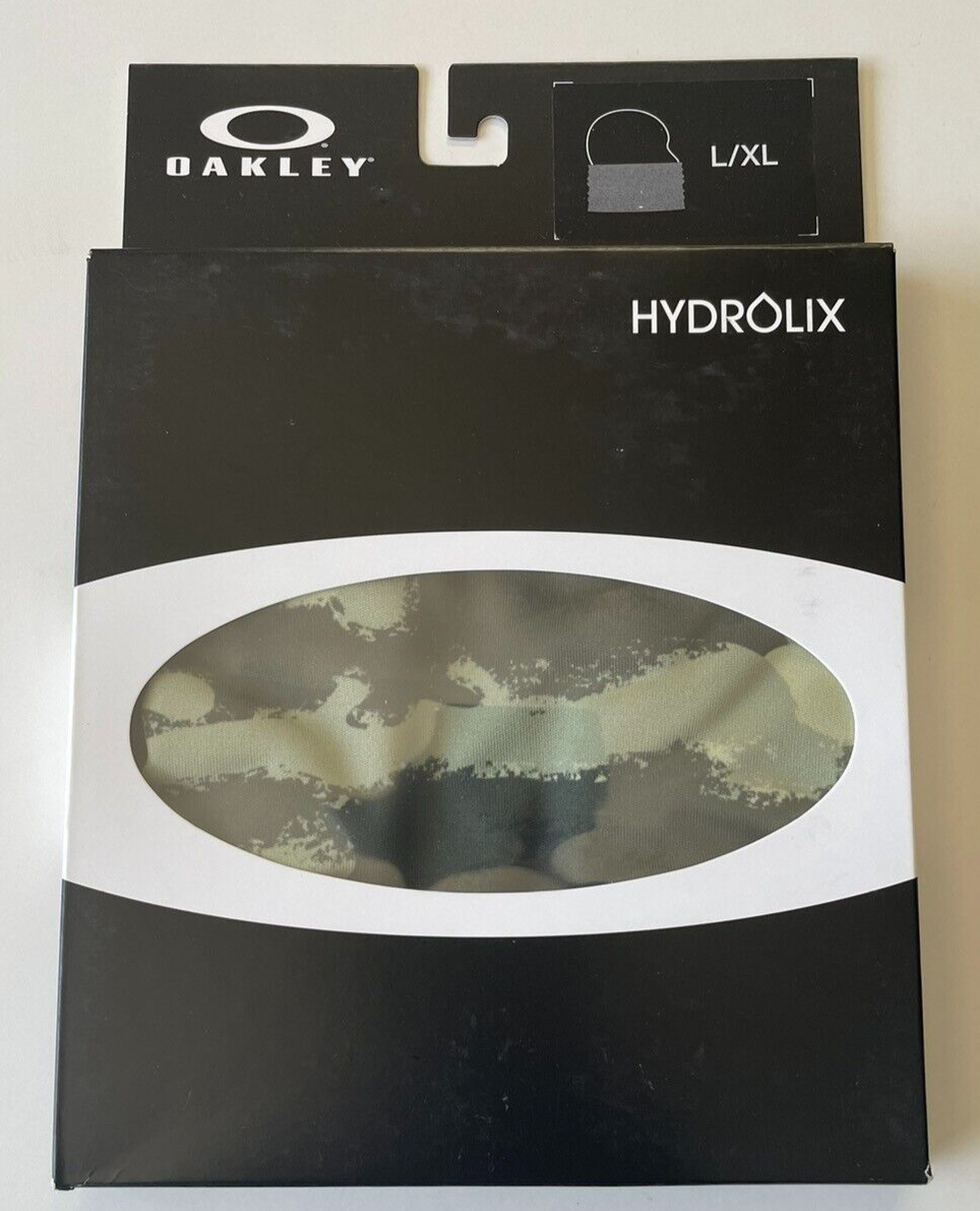 Oakley Neck Gaiter L / XL Hydrolix Face Cover Mask Green Camo Reflective New