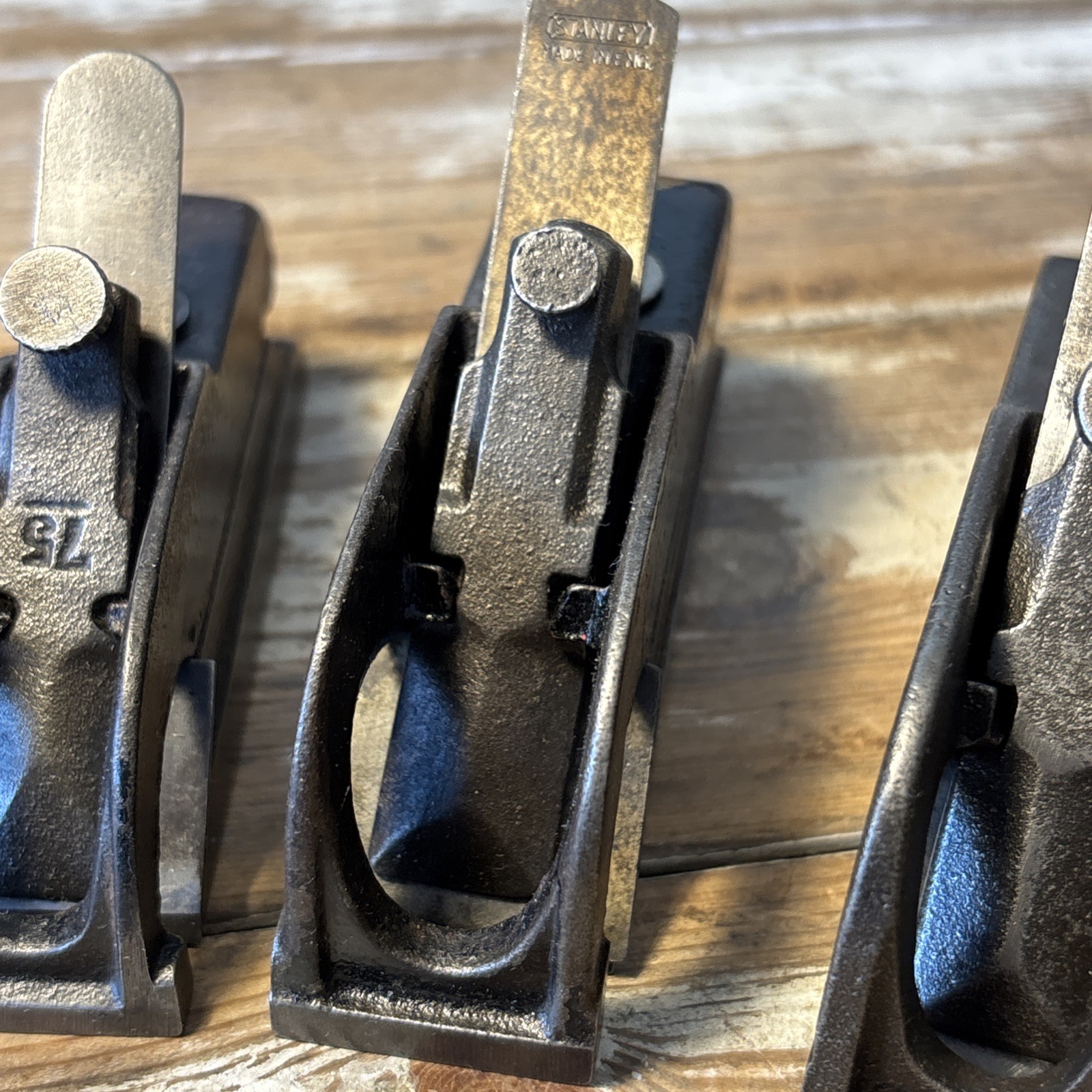 Vintage No. 75 Bullnose Rebate Planes by Stanley & Record