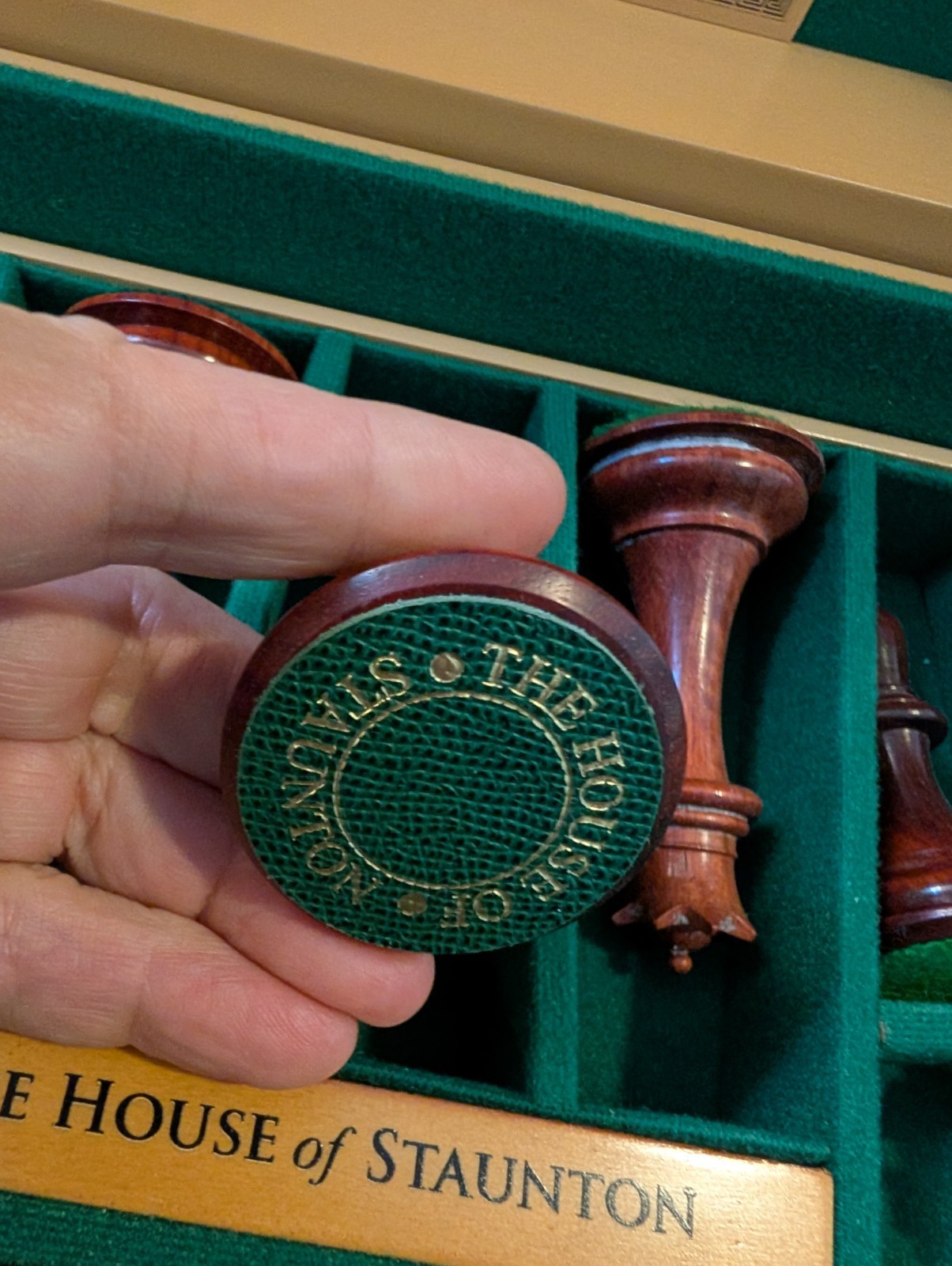 House of Staunton Wood Chess Set Pieces w Case Collector Prestige Series READ