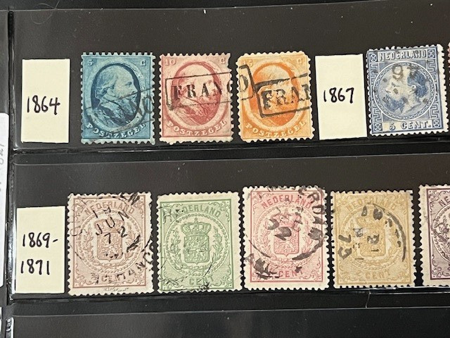Netherlands 1864-1896 Fabulous Collection Used in Stock Sheet Faults 7A6037S