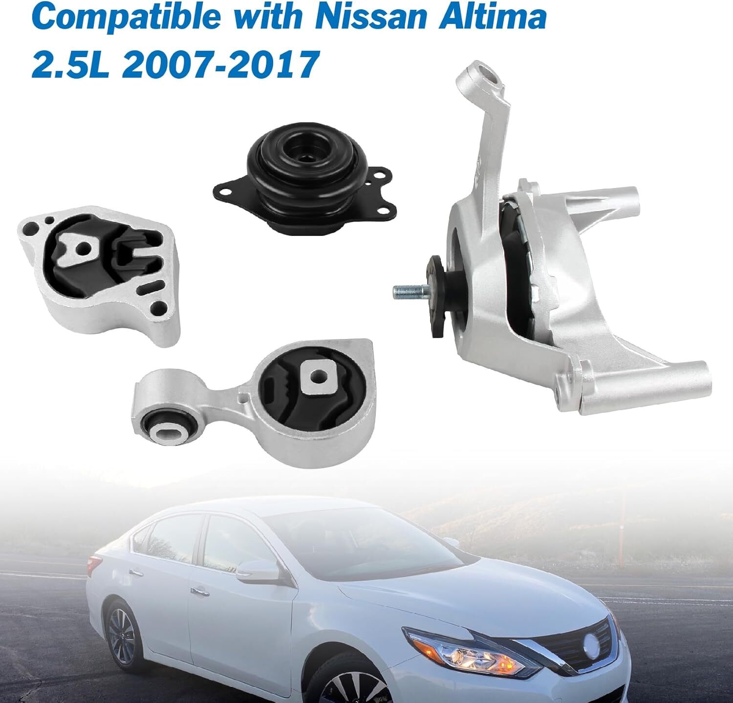 New 4x Engine Motor Mount & Auto Trans Mounts for 2007-2017 Nissan Altima 2.5L