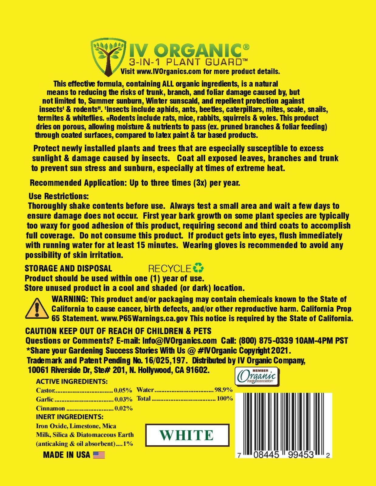 IV Organic 3-in-1 Plant Guard, Ready-To-Use Spray (23 oz)