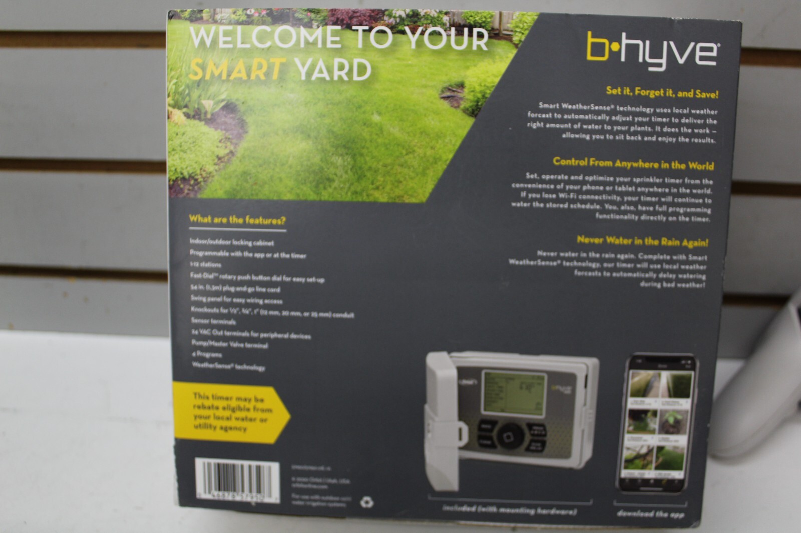 Orbit 57950 B-hyve Smart Indoor/Outdoor 12-Station WiFi Sprinkler System Control