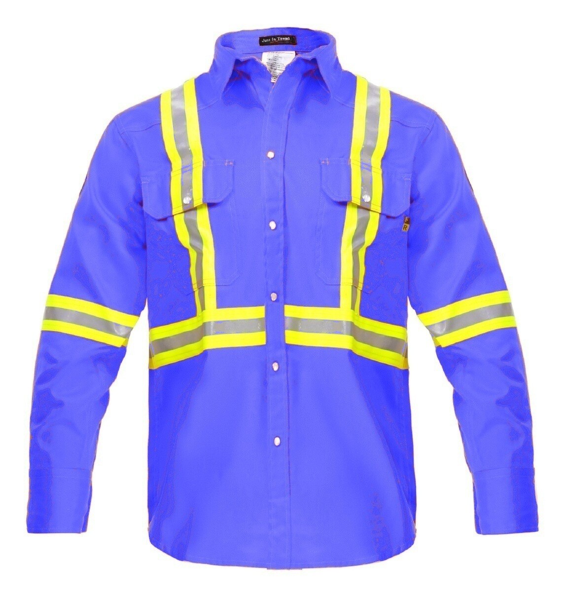 Flame Resistant FR High Visibility Lightweight Work Shirt