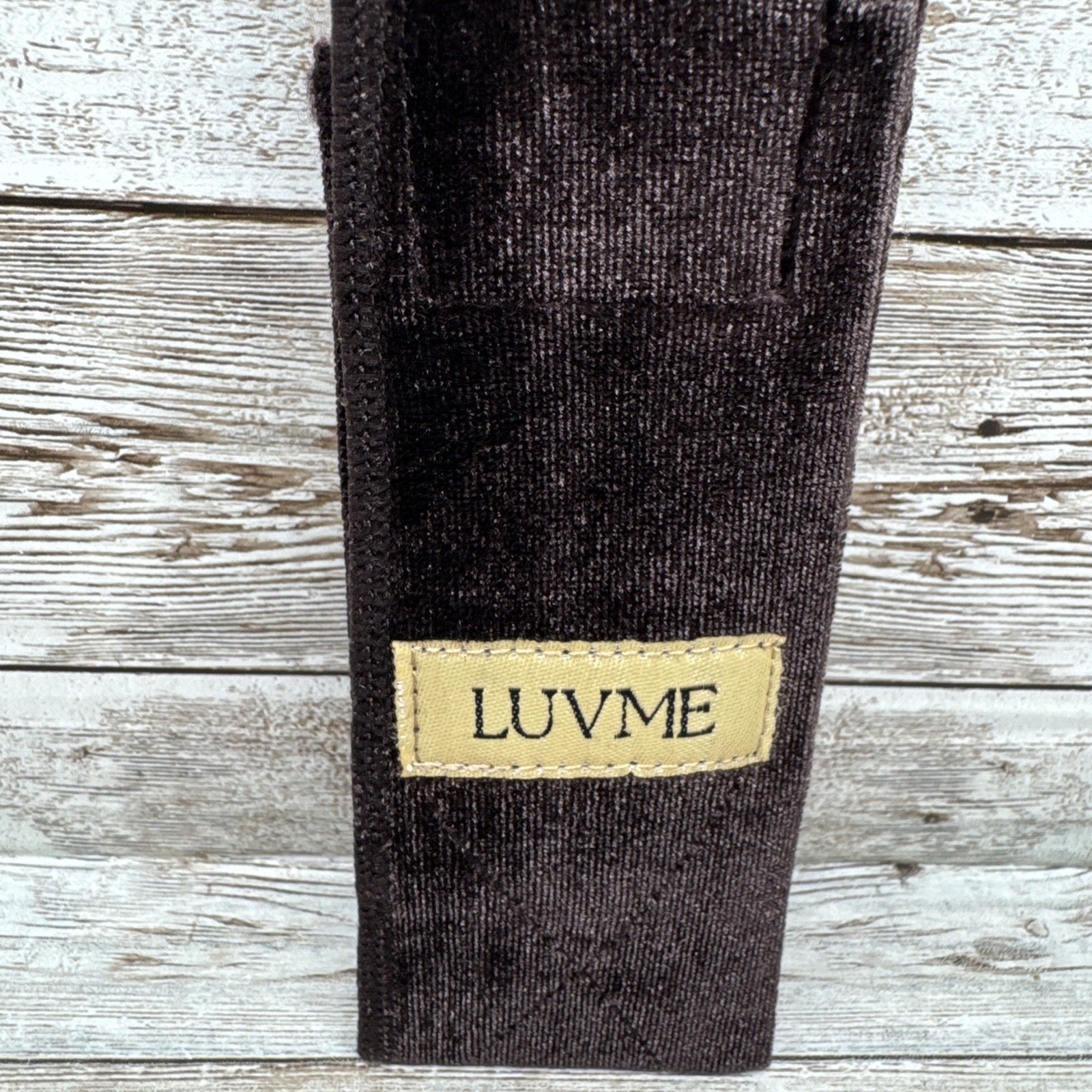 LUVME Adjustable Wig Grip Band Non-Slip Soft Velvet, Keeps Wig In Place, Brown