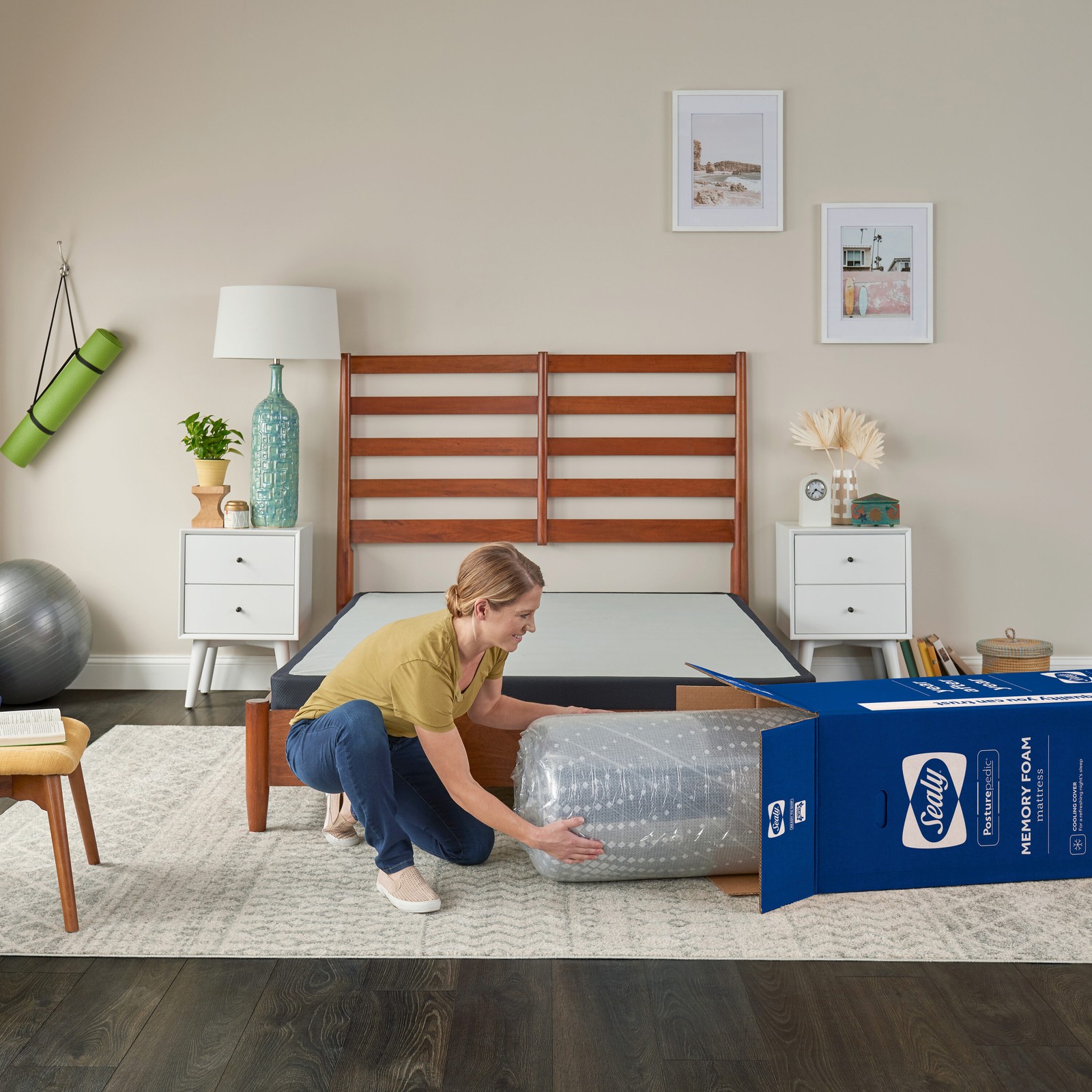 Sealy 13-in Firm California King Memory Foam Mattress