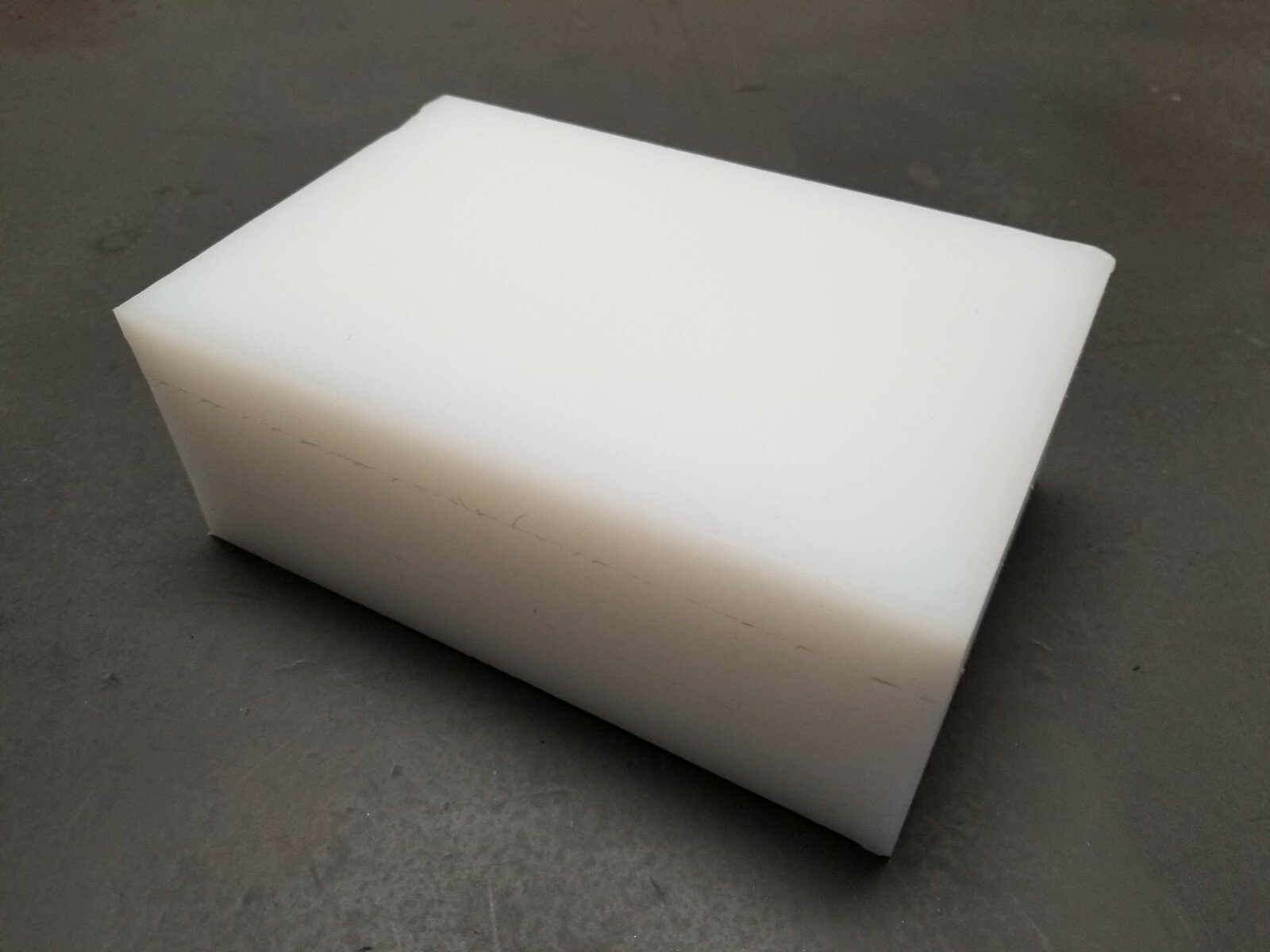 (QTY 6) UHMW Polyethylene Plastic 2-1/2'' x 5'' x 7'' (oversized) FREE SHIPPING