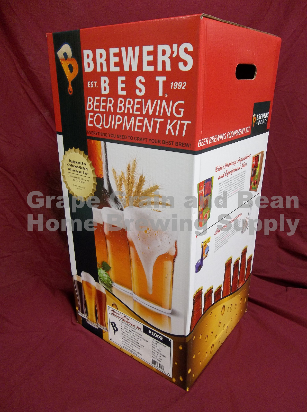 Deluxe Brewers Best Home Brewing Equipment Kit, Beer Making Kit, Brewing Kit