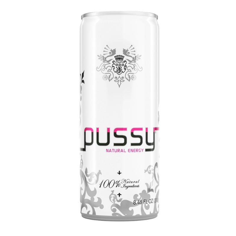 Pussy Natural Energy Drink – 4/6/12/24 Pack – Natural Formula – Free Shipping