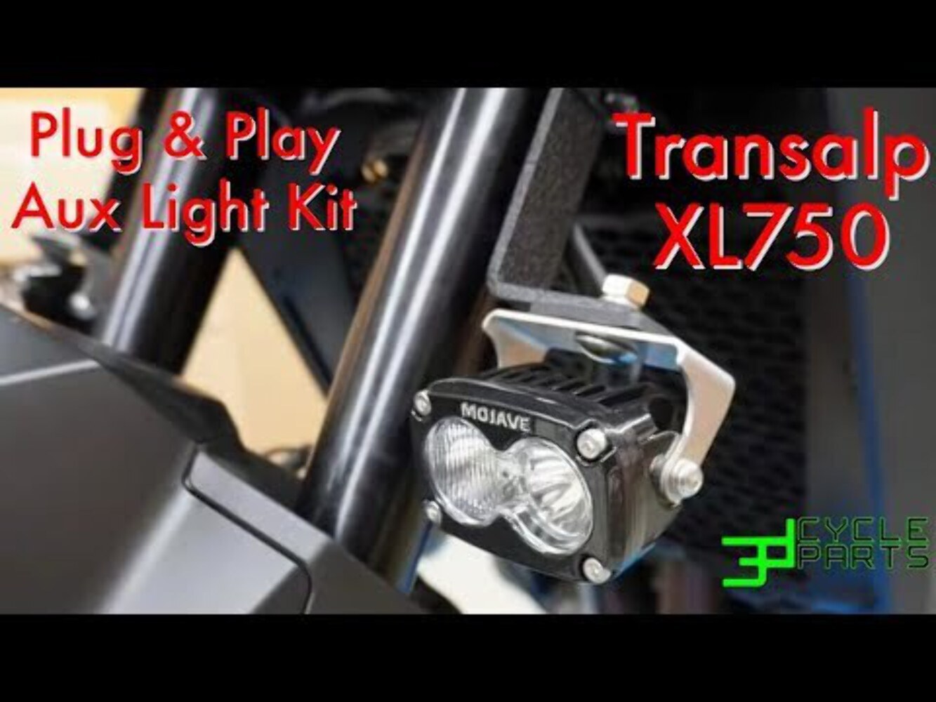 Plug & Play LED Auxiliary Offroad Light Kit 2024-up Honda Transalp XL750