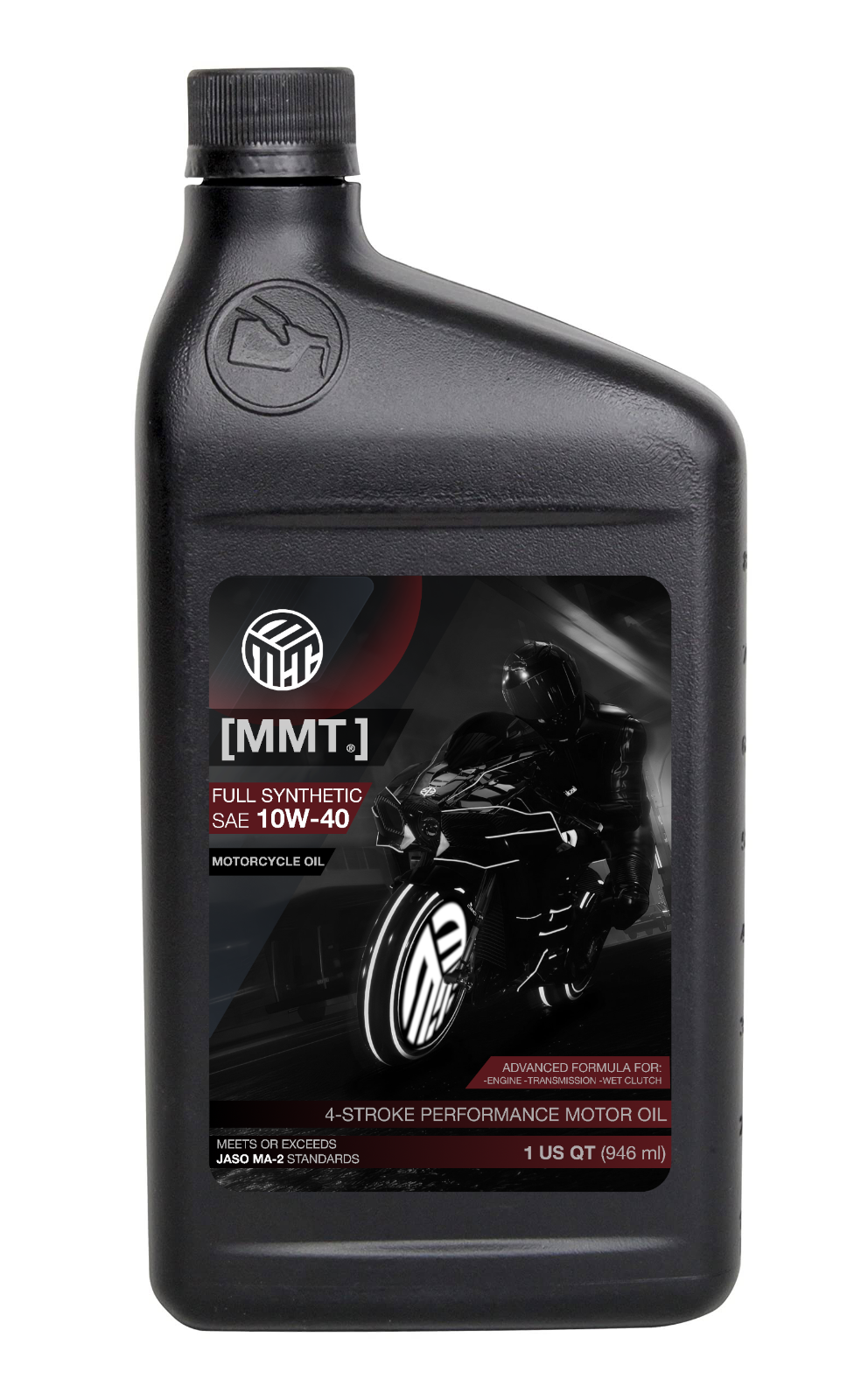 6 Quarts (6 QT / 1.5 Gallon) 6 PACK MMT® Full Synthetic 10W-40 Motorcycle Oil