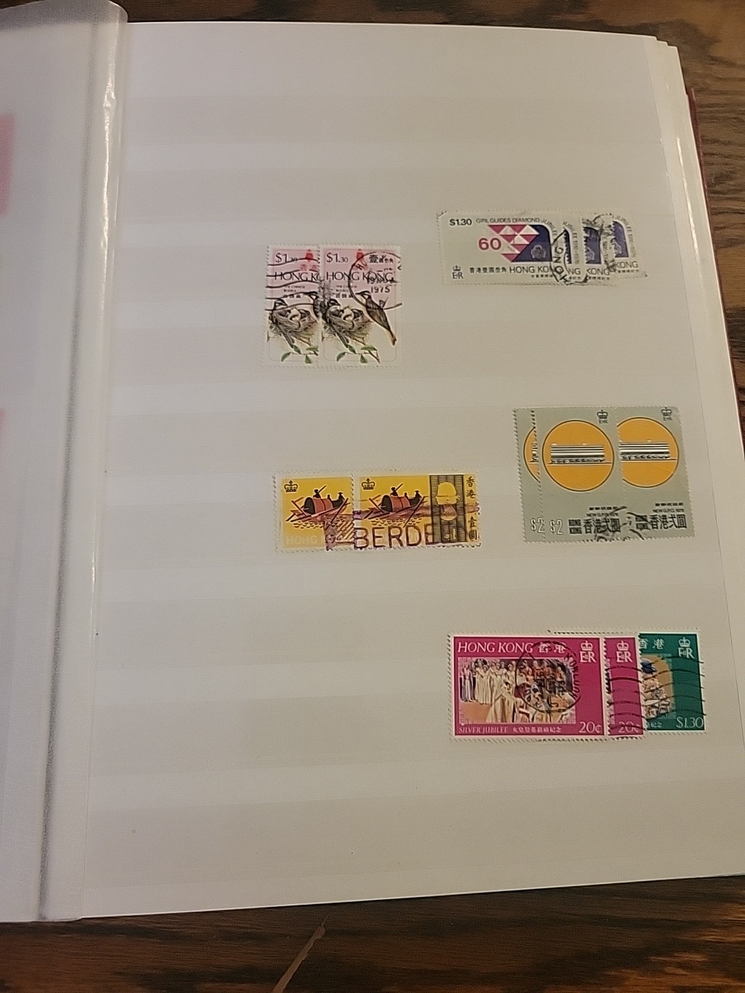 Worldwide Stamp Collection in Album Full of Stamps - Mint & Used Royal Mail HK