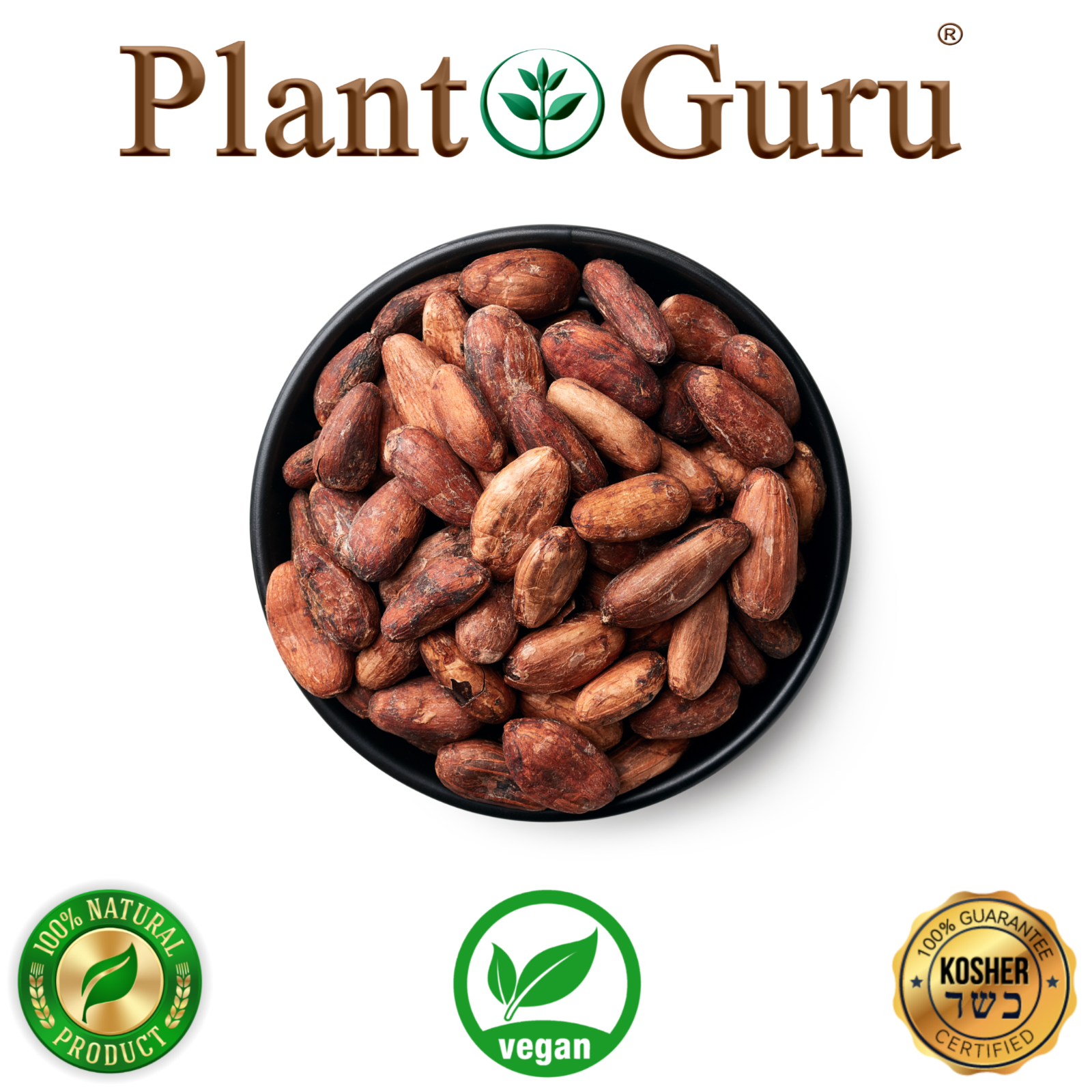 Raw Cacao / Cocoa Beans Whole Chocolate Arriba Nacional Bean 1 oz to 15 Lb Bulk