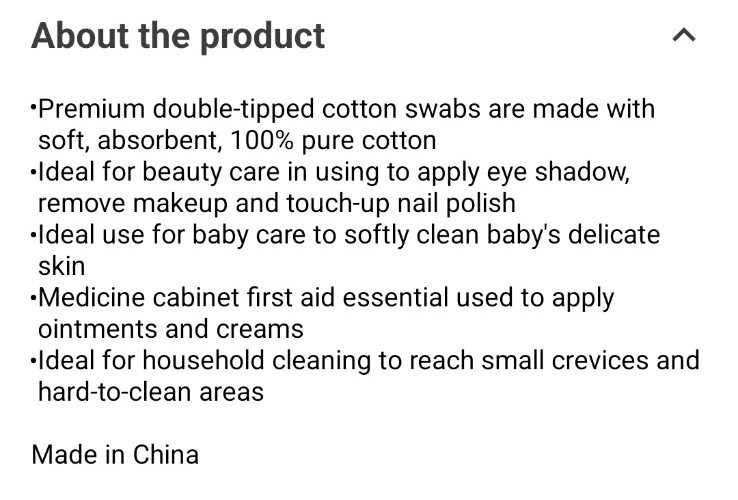 Two New Walgreens Brand Double Tip Cushioned Cotton Swabs 375 Count Packs